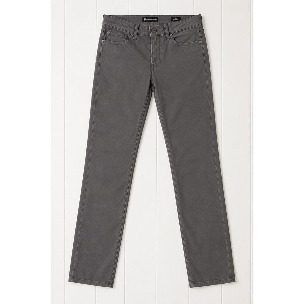 AG Adriano Goldschmied South Gate Gray Straight Leg Pants 27R USA